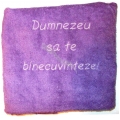 Prosop mov, Dumnezeu sa te binecuvinteze!